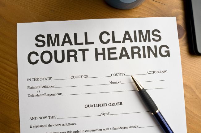 Small Claims Suit